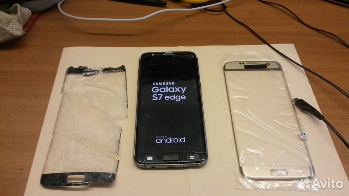 Замена (переклейка) стекла Samsung