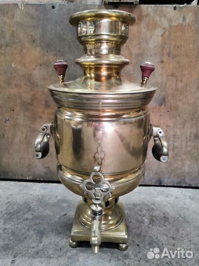 Самовар на дровах старинный