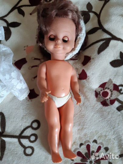 Немецкая кукла СССР раритет карие глаза