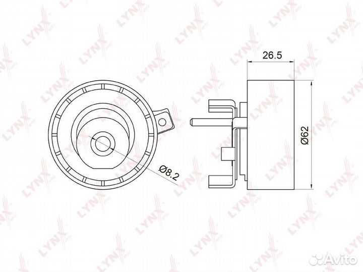Ролик натяжной ремня грм