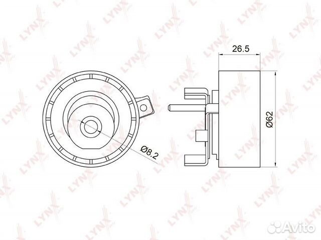 Ролик натяжной ремня грм