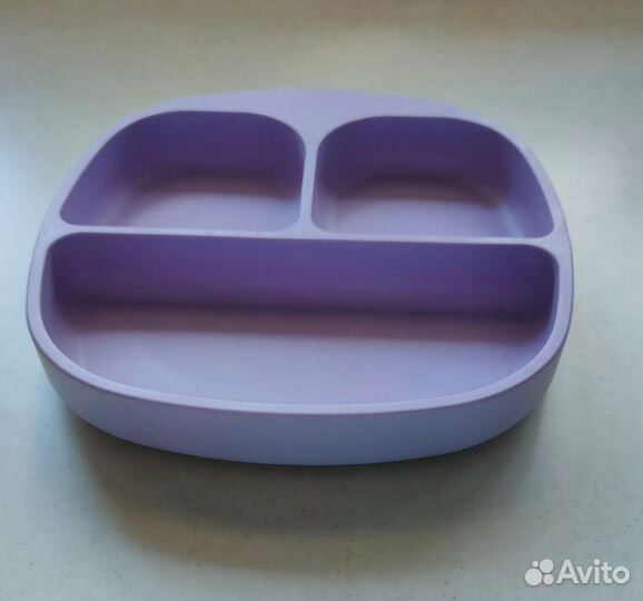 Силиконовая тарелка детская