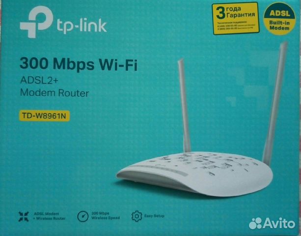 Роутер adsl2+ TP-link TD-W8961N