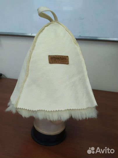 Колпак для бани из овчины