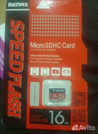 Флешка micro sd 16 Gb