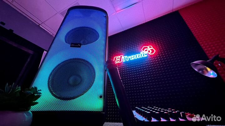 Акустическая система, колонки eltronic новые