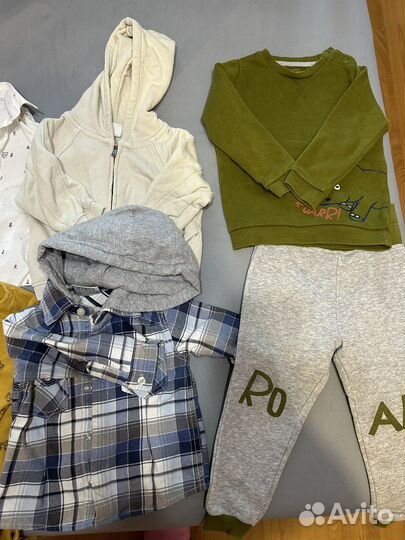 Вещи пакетом на мальчика 80 86 92