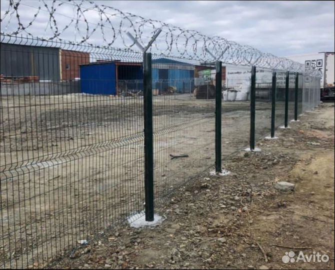 Колючая проволока егоза монтаж установка