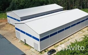 Ангары из сендвич панели