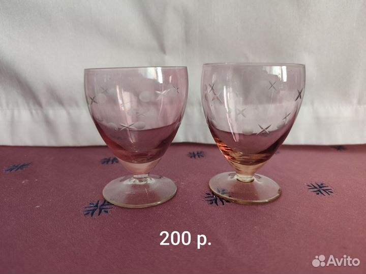 Рюмки, стопки, бокалы СССР