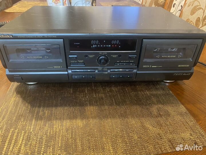 Кассетная дека technics rs TR373М2 и CD SL-PG100