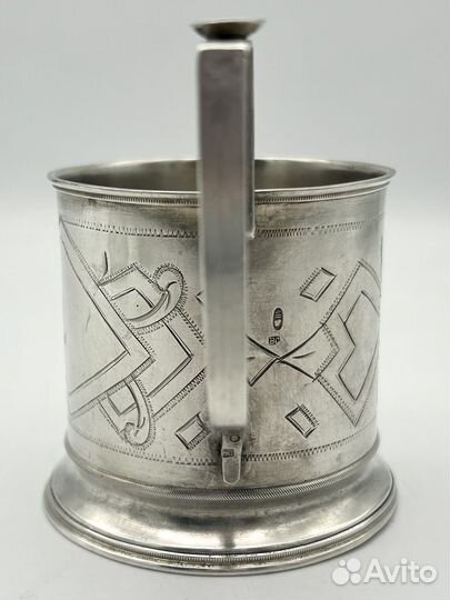 Подстаканник, серебро 84 проба. Вес 96 г