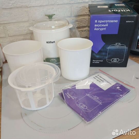 Йогуртница kitfort новая
