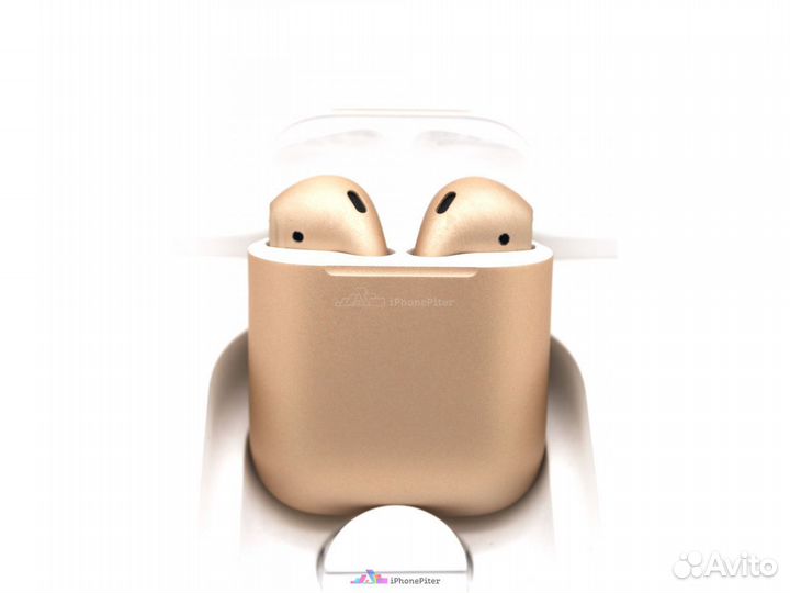 Беспроводные наушники AirPods 2 (Золотой)