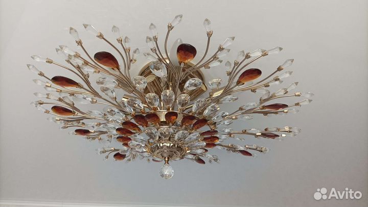 Люстра потолочная бу