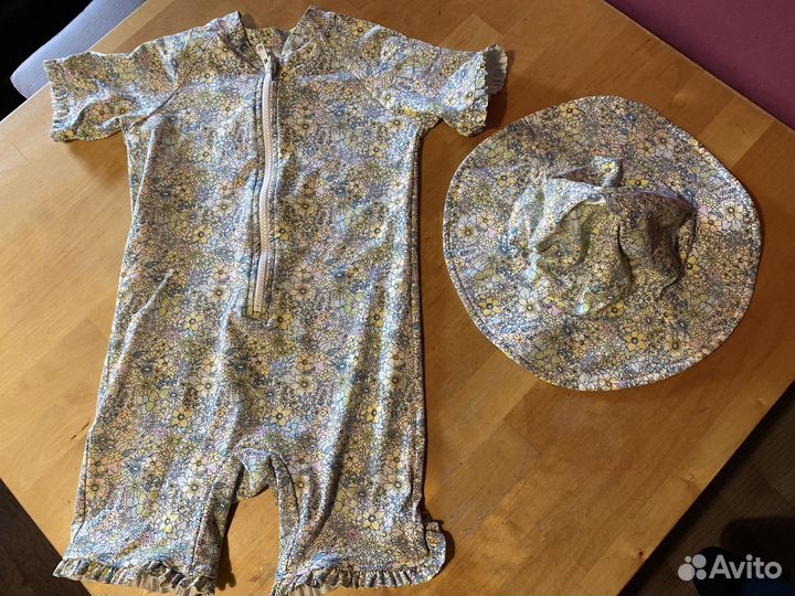 Костюм для купания next 104 рашгард