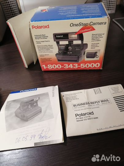 Polaroid one step camera