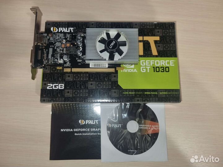 Видеокарта Palit GeForce GT 1030 2Гб gddr5