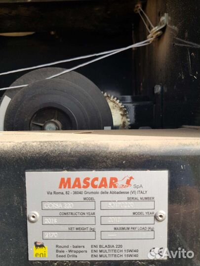 Пресс подборщик рулонный maskar