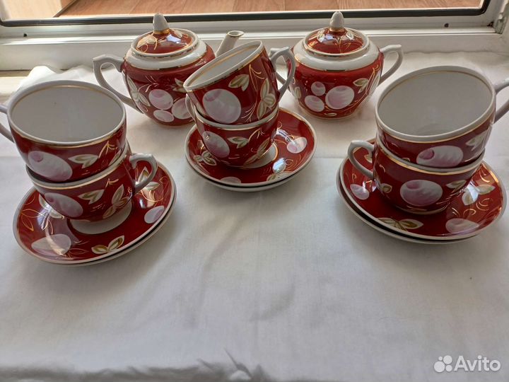 Чайный сервиз вербилки СССР Слива
