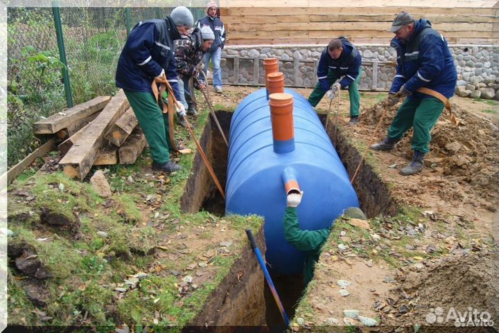 Септик под ключ. Рассрочка 12 мес