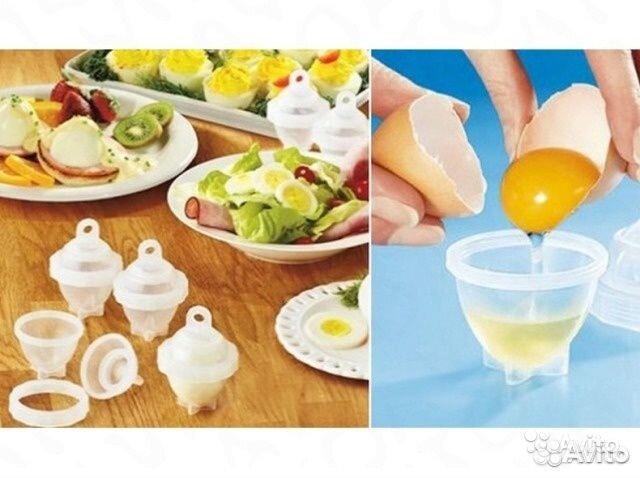 Формы для варки яиц без скорлупы 6 шт