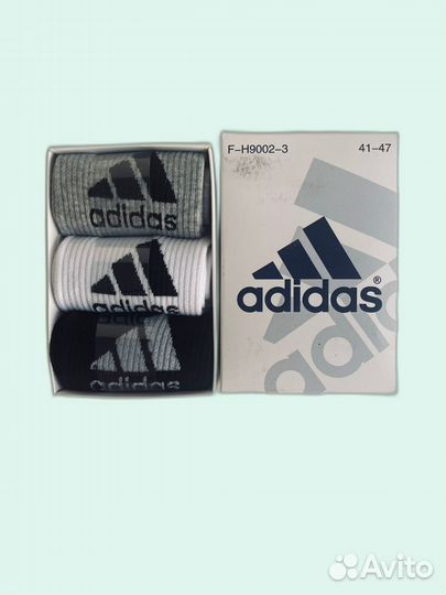 Носки Adidas Nike Puma, по 3 пары