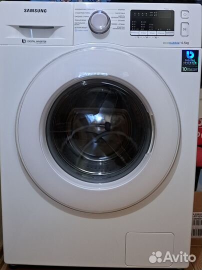 Стиральная машина samsung eco bubble 6,5 кг