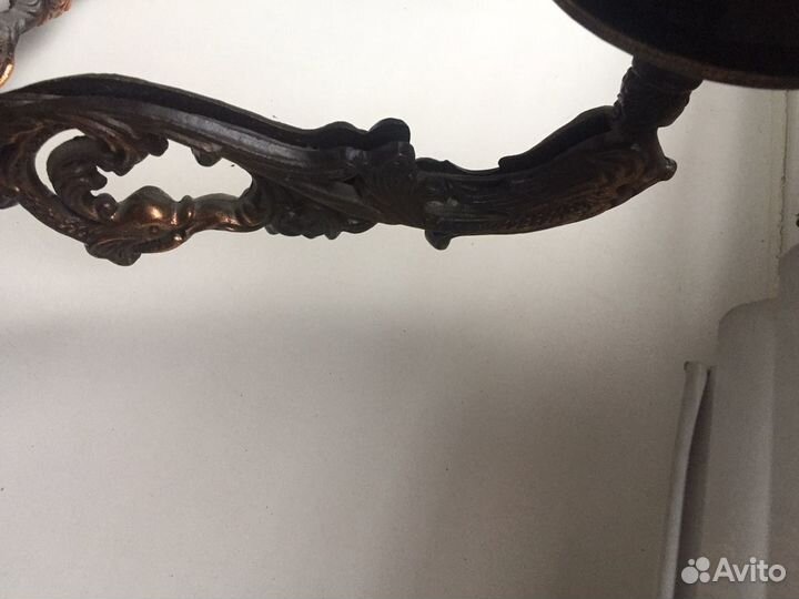 Люстра СССР бронза