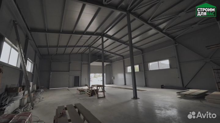 Быстровозводимые Ангары из сэндвич панелей