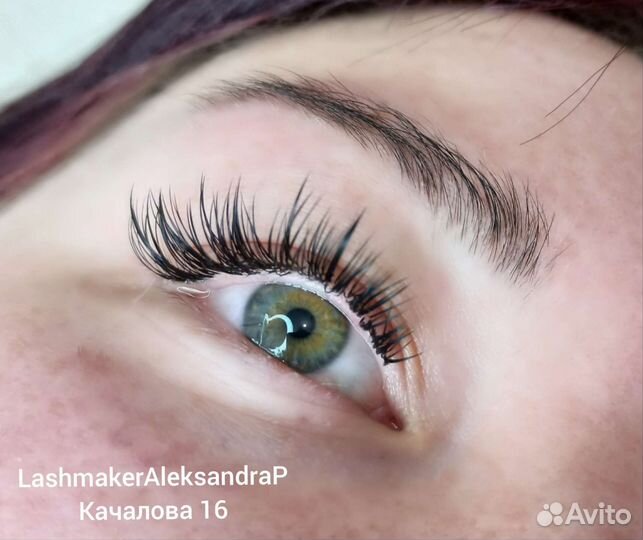 Наращивание ресниц на дому