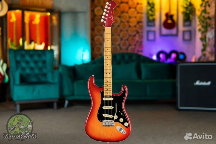 Fender American Ultra Luxe Stratocaster Plasma Red