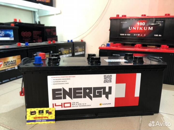 Аккумулятор Energy1 (Казахстан) 140Ач 820А