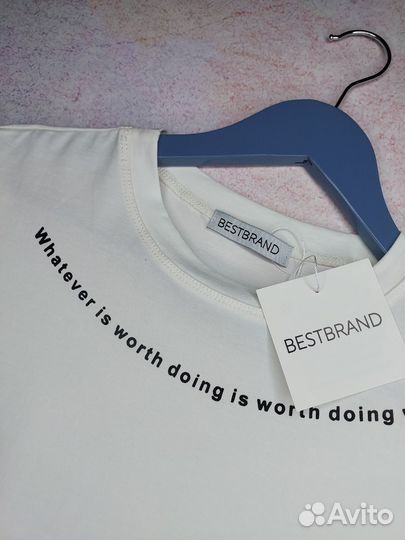 Футболка женская оверсайз 42-46