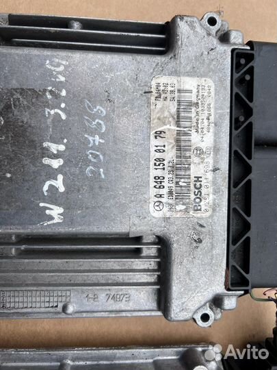 Блок управления двигателем мерседес