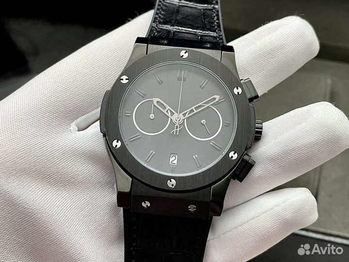 Часы мужские hublot японский механизм