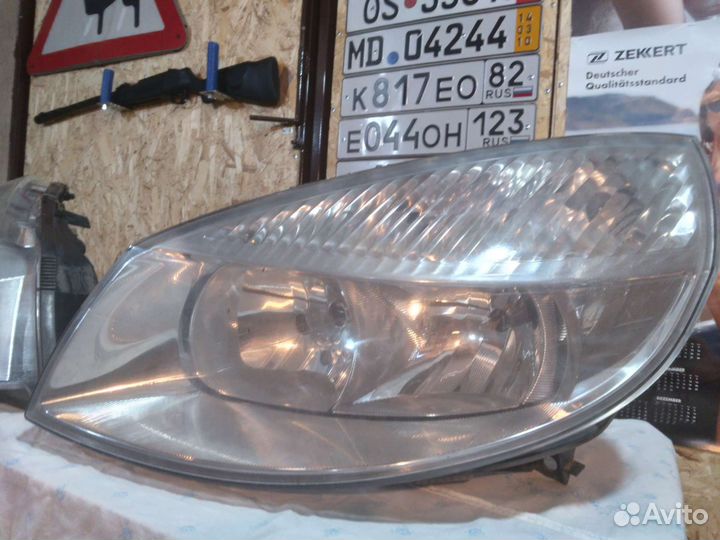 Фары renault scenic 2