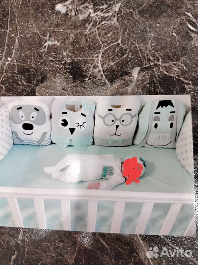Продам бортики в кроватку