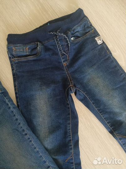 Утеплённые джинсы