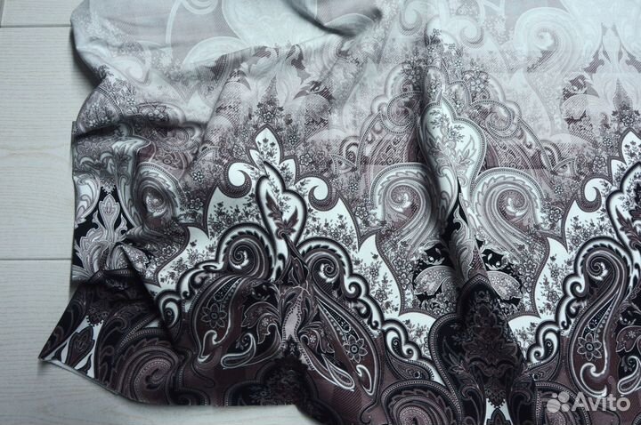 Футер 2-нитка с лайкрой Дамаск купон выс 80 шир 1