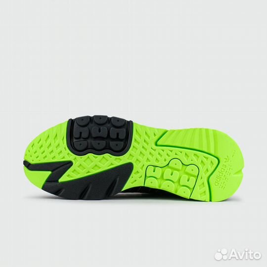 Кроссовки Adidas Nite Jogger Black Green