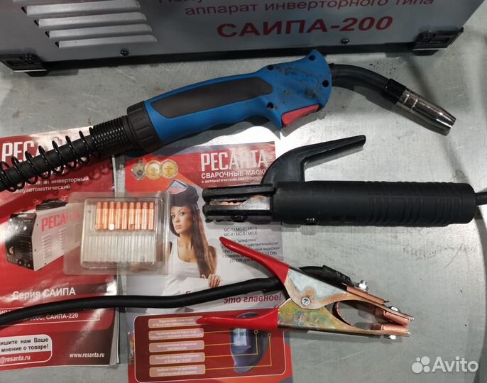 Сварочный инвертор полуавтомат ресанта саипа 200
