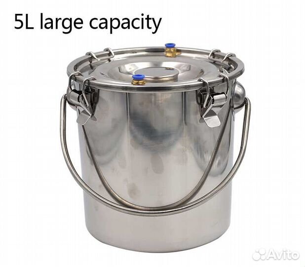 Доильный аппарат для козы с пульсатором и ведром 5