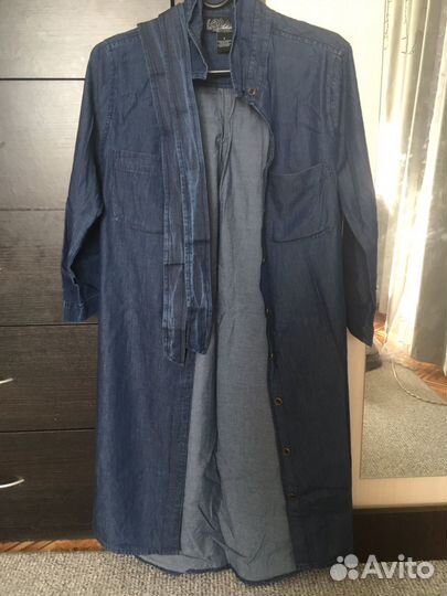 Платье рубашка 46