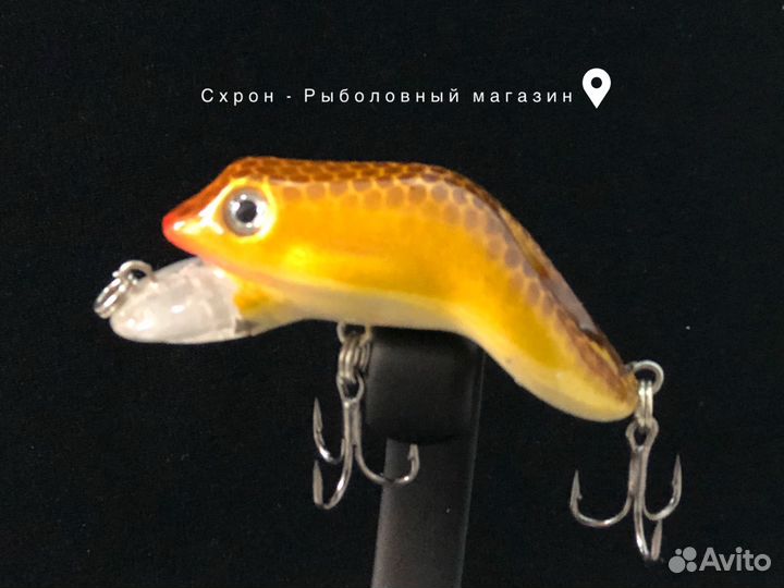 Воблер лягушка золотистый 7 г