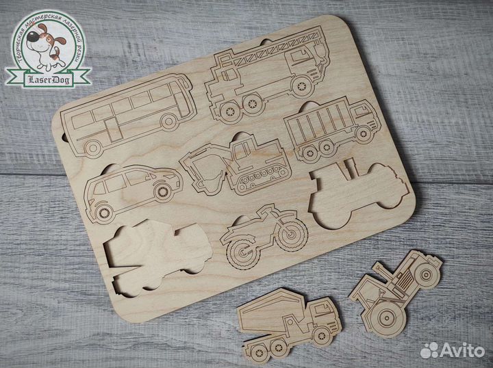 Деревянные пазлы