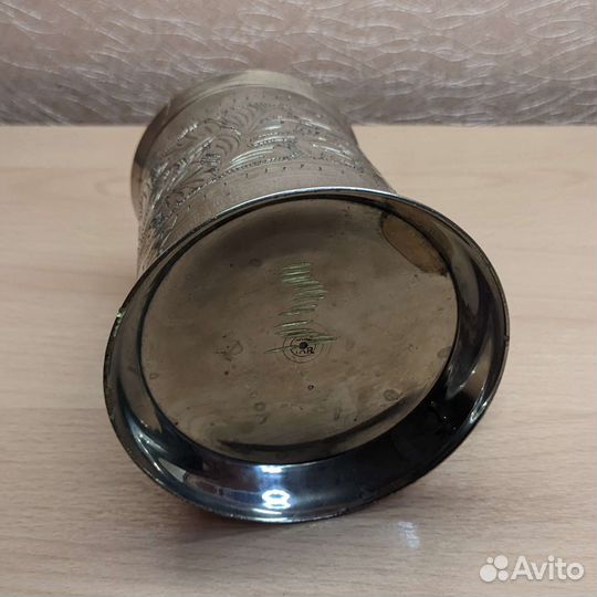 Чашка металлическая, ручной работы