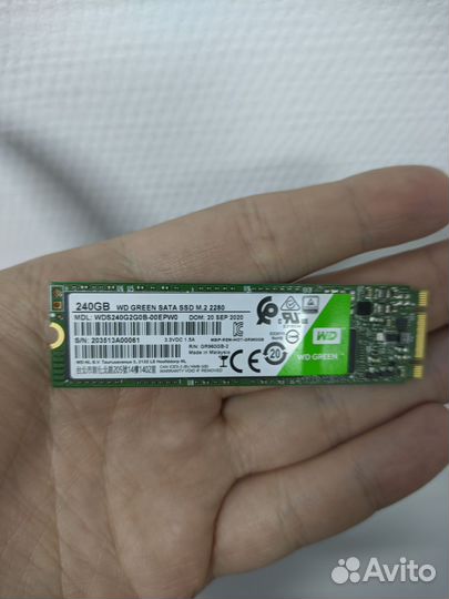 Ssd Wd green 240gb m2