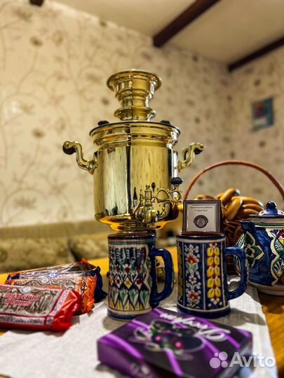 Самовар царский на углях