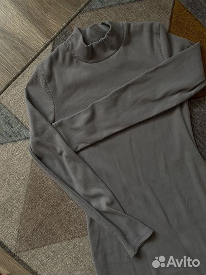 Платье лапша длинное с разрезом